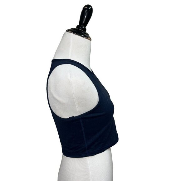 Buff Bunny Women's L Large Crop Top Tank Top Fits Small Stretchy Workout Gym - Picture 3 of 7